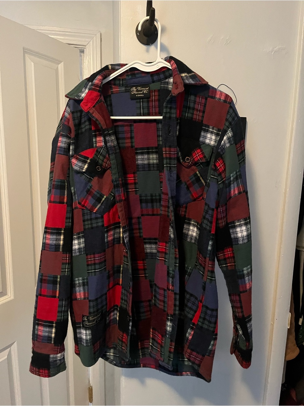 Vermont Flannel Company - men’s classic flannel patchwork shacket